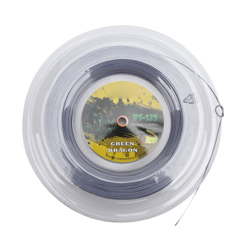 200 m Graues Polyester-Tennissait 1,25 mm Starrsaitenschicht 1