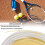 200m Gelber Polyester-Tennissaite – 1,25mm, langlebiger, steifer Schlägerdraht 15