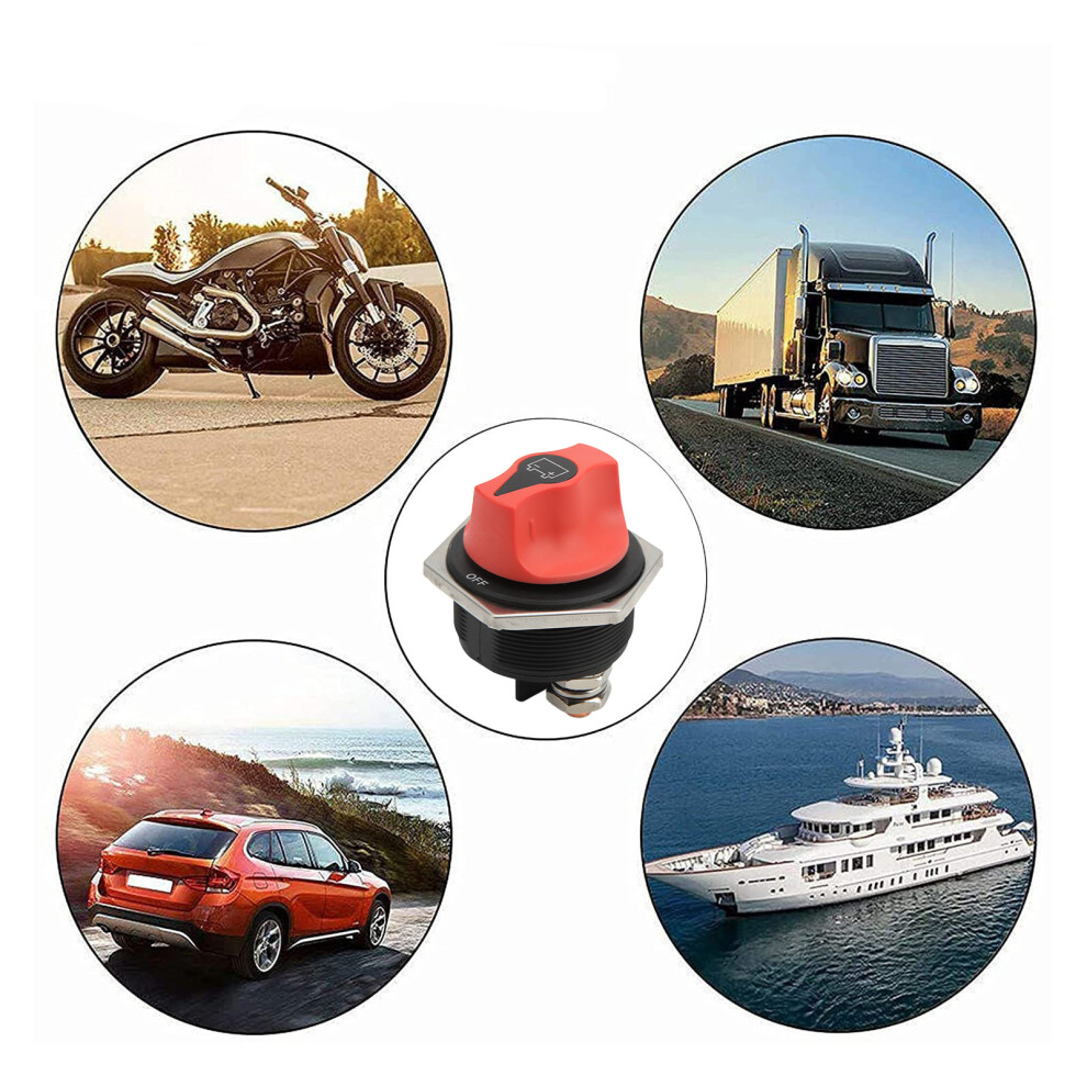 Rv Battery Disconnect Switch Isolator Dc 300A Battery Power Cut Off Master Switch For Car Boat 4941321730176