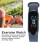 Bracelet connecté 90mAh ABS+Silicone Bluetooth 4.0 7