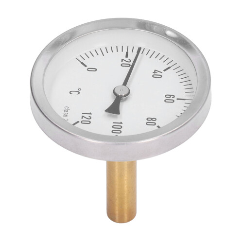 Termómetro de dial de 63 mm 0-120C para barbacoa acero inoxidable