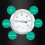 Termómetro de dial de 63 mm 0-120C para barbacoa acero inoxidable 5