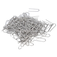 200 piezas de aros de salto de níquel-cromo, en forma de U, plateados