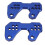 2 pezzi blu alluminio CNC supporto posteriore per cambio MT25 14