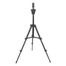 Staffa in alluminio per testa per parrucche su treppiede 61 cm/26,5 cm