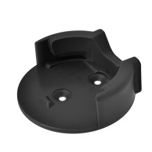 Soporte de pared para prensador de café ABS 58 mm/2,28 in negro