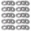 10 pezzi di cuscinetto a sfere di spinta 51200-51204 10x26x11mm 14
