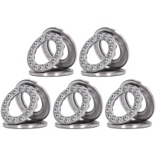 51207 Roulement à billes de poussée 35x62x18mm 5 pièces argent