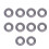 Kit di 10 cuscinetti a sfere di spinta 51100-51105, 9-11 mm 14