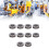 Kit di 10 cuscinetti a sfere di spinta 51100-51105, 9-11 mm 16