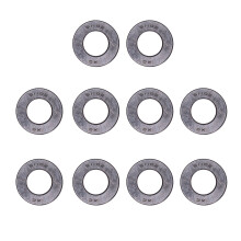 10 pièces 51102 roulements à billes axiaux 15x28x9mm argentés