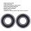 2 pezzi cuscinetto sigillato in gomma 6308 40x90x23 mm acciaio 4