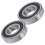 2 pezzi cuscinetto sigillato in gomma 6308 40x90x23 mm acciaio 7
