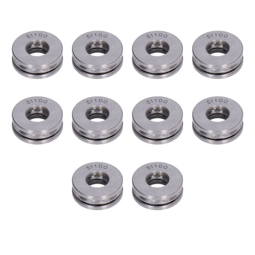 10 pezzi cuscinetti a sfere assiali 51100 10x24x9mm Metallo 1