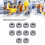 10 pezzi cuscinetti a sfere assiali 51100 10x24x9mm Metallo 10