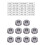 10 pezzi cuscinetti a sfere assiali 51100 10x24x9mm Metallo 11