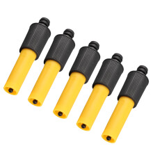 5 piezas de boquilla de manguera de alta presión Amarillo-Negro 1/2 pulgada