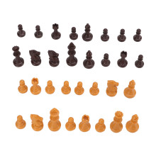 PS Pions d'échecs en plastique 99 g 49 mm Roi tel que montré sur l'image