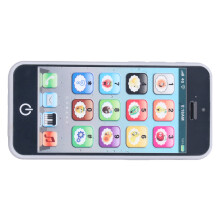 Giocattolo telefono cellulare nero per neonati, con luci, batterie AAA (3 pezzi)