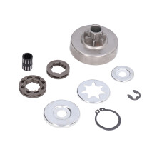 9 piezas de tambor de embrague de hierro para motosierra 111900071003 8.78oz