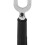 J.20020 10 piezas Fork Spade 4 mm 8 mm Tipo U Negro 6