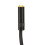 Cable XLR macho a hembra de 3,5 mm 0,3 m nylon negro 5