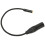 Cable XLR macho a hembra de 3,5 mm 0,3 m nylon negro 14