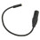 Cable XLR macho a hembra de 3,5 mm 0,3 m nylon negro 7