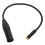 Cable XLR macho a hembra de 3,5 mm 0,3 m nylon negro 2
