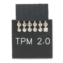 Módulo de Seguridad de Encriptación TPM 2.0 Negro SPI de 12 pines