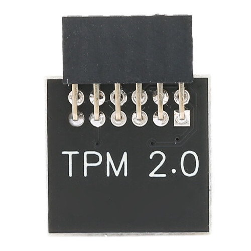 Módulo de Seguridad de Encriptación TPM 2.0 Negro SPI de 12 pines