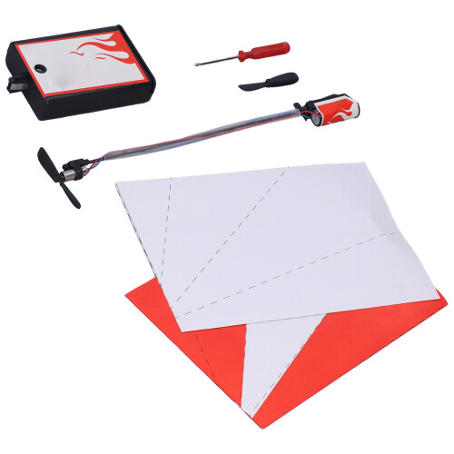 Avion en papier électrique DIY 3xAA Plastique/Papier 2