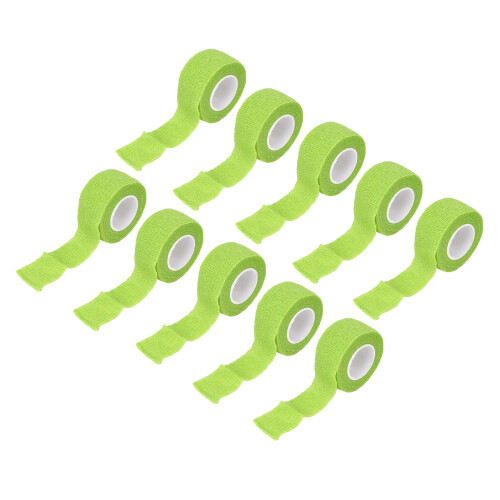 Bandages élastiques, 10 pièces, 1 po x 2,2 yd, assortis