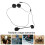 Motorradhelm Bluetooth-Headset 5.0 500mAh Wasserdicht 7