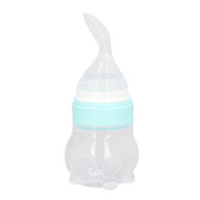 Multifunktionaler Babyflaschen-Nahrungsschnuller 150 ml Silikon abnehmbarer Säuglingsfütterer