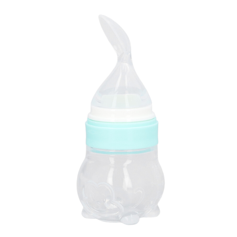 Multifunction Baby Bottle Food Feeder Detachable Infant Feeder for Cereal Baby Food Drinking Water with Spoon