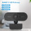 1080P USB webcam 70x50x44mm microfono integrato PlugNPlay 1