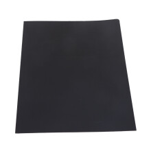 Carpeta de bolsillo en forma de L negra 220x310 mm / 8,7x12 pulgadas
