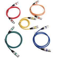 Cavo microfono XLR a XLR 1m/3.3ft Multicolore PPC