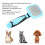Pettine a spilli per gatto - Indolore 15,6 x 6 cm - Blu 6