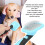 Pettine a spilli per gatto - Indolore 15,6 x 6 cm - Blu 11
