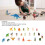 24 pezzi di figurine di dinosauri - set in plastica realistico 5