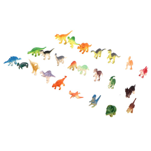 24 pezzi di figurine di dinosauri - set in plastica realistico 1