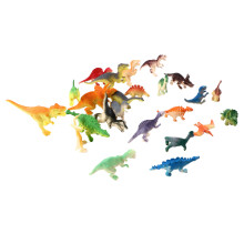 24 pezzi di figurine di dinosauri - set in plastica realistico