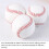 Standard 9 Inch Handmade Baseballs Rubber Inner Soft Baseball 7.2cm Softball Training Ball 9
