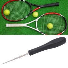 Punzone per cordatura della racchetta da tennis, manico dritto, nero, resistente & preciso