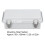 Boîte étanche IP67 100x200x70mm boîtier gris 6
