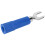10 piezas de conectores de cable tipo U azul 4 mm 36 A aislados 13