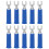 10 piezas de conectores de cable tipo U azul 4 mm 36 A aislados 2