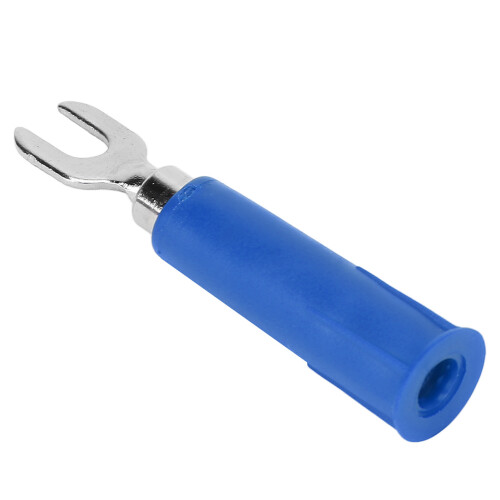 10 piezas de conectores de cable tipo U azul 4 mm 36 A aislados 2